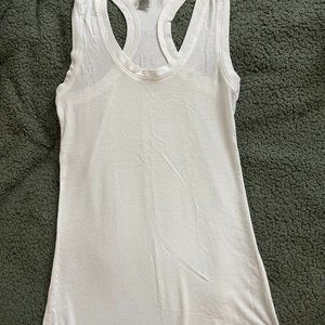 BCBG Racerback Tank Top, Size XS, White